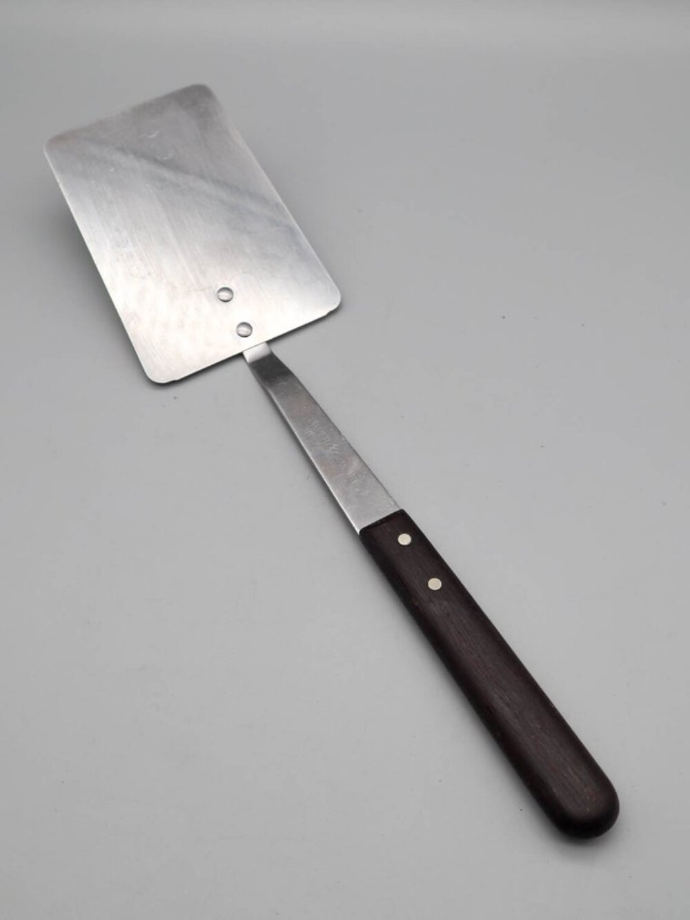 Vtg Imperial Ware Vanadium Stainless Steel & Wood Spatula Flipper Turner USA